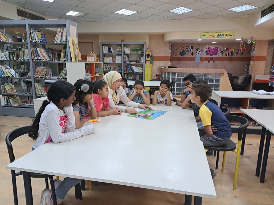 ورشة حكى للأطفال بمكتبة المستقبل للطفل